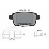 Textar set placute frana, frana disc