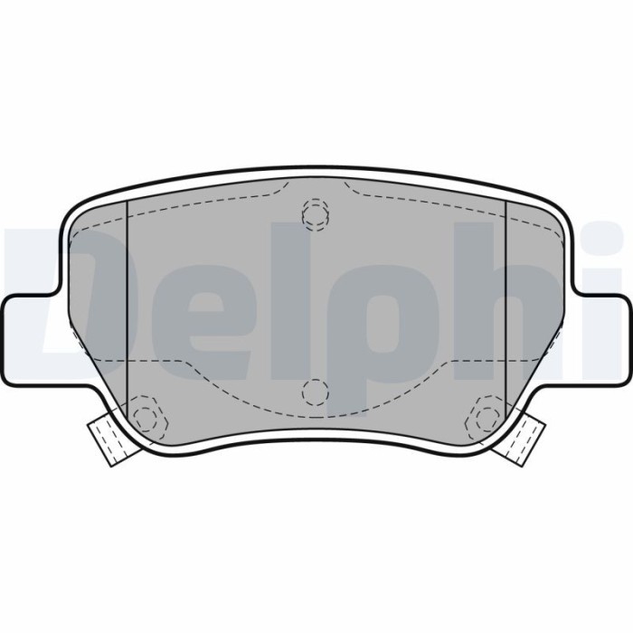DELPHI LP2206 set placute frana,frana disc