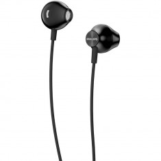 Casti In-Ear Philips TAUE100BK/00, Cablu 1m, Negru