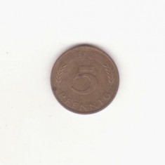 Germania (R.F.G.) 5 pfennig 1975 litera J