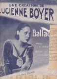 AS @ - PARTITURA - BALLADE - JAMBLAN, JEAN DELETTRE, pentru voce si pian