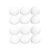 Set 12 opritoare pentru usa, mobila, diametru 4 cm, transparente, reutilizabile