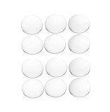 Cumpara ieftin Set 12 opritoare pentru usa, mobila, diametru 4 cm, transparente, reutilizabile