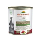Cumpara ieftin Hrana umeda caini Almo Nature HFC Conserva cu Vita, Cartofi si Mazare, 280 g