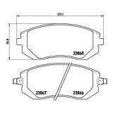 Placute frana Subaru Forester (Sg), Forester (Sh), Forester (Sj), Impreza Estate (Gg), Impreza Liftback (Gp), Impreza Liftback (Gr, Impreza Saloon (G, BREMBO