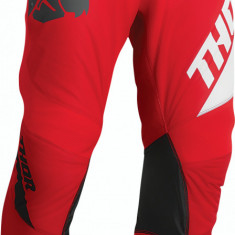 Pantaloni motocross/enduro Thor Sector Edge, culoare rosu/alb, marimea 30 Cod Produs: MX_NEW 290110285PE