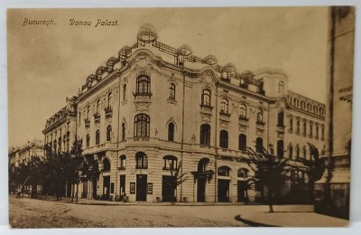 BUCURESTI , TEATRUL DONAU PALAST , CARTE POSTALA ILUSTRATA , INTERBELICA foto