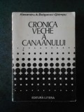 ALEXANDRU A. BOLSACOV GHIMPU - CRONICA VECHE A CANAANULUI