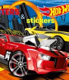 Album Mare Carte de Colorat + Stickere Hot Wheels 32 Pagini 2 Tipuri
