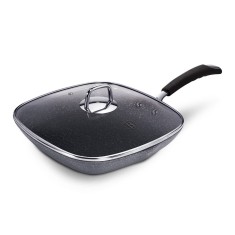 Tigaie Tip Grill cu capac, Stone Touch Line, 28cm, BH/6108 foto