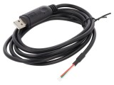 Cablu USB 2.0 DELOCK 63509, USB A 2m Negru cu Interfață RS485