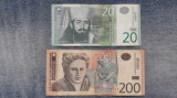 Lot 20 Dinara 2013 + 200 dinara 2005 Serbia dinari