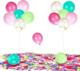 Set 20 de baloane pentru petrecere LETRAN, latex, multicolor, 30 cm
