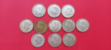 Moneda Argint SUA - Half dollar 1967, 1968, 1969 - 11 Buc, America de Nord