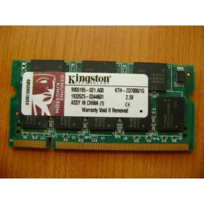 MEMORIE LAPTOP Kingston KTH-ZD7000/1G PC2700 DDR1 foto