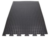 Covor anti-oboseală COBA EUROPE, 0,6m x 0,9m, gumă neagră, Bubblemat