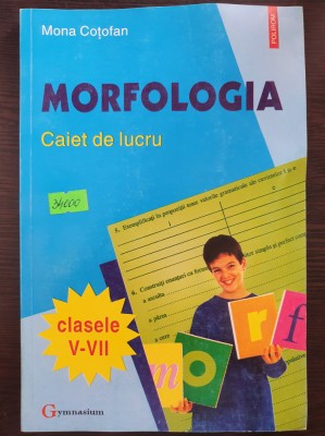 MORFOLOGIA CAIET DE LUCRU - Mona Cotofan foto