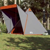 Cort de familie Tipi pentru 6 persoane gri impermeabil