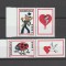 ROMANIA 2003 MARTISOR Serie 2 val. cu viniete LP.1602a MNH**