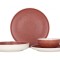 Rinart Set de vesela (Medium) - Rosa - 24 bucăți - 6 persoane - Porţelan