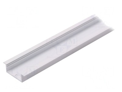 Profil Aluminiu &amp;Icirc;ncăstrat 1m pentru Module LED Albă VARIO30-06 foto