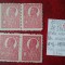1920 Romania- Ferd. b. mare Mi253z-H. scame albas.-2per.oriz.-var.de cul.MNH-RAR