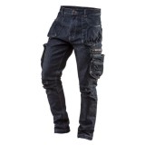Cumpara ieftin Pantaloni de lucru tip blugi cu 5 buzunare, model Denim, marimea L/52, NEO