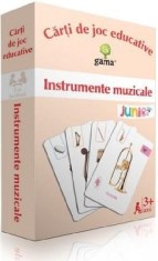 Carti de joc educative - Instrumente muzicale |