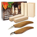 Cumpara ieftin Set de sculptura in lemn BeaverCraft S16, 7 piese