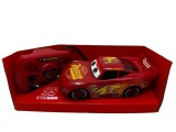 Masinuta Cars Fulger McQueen cu radiocomanda 1/24 cu cauciuc inscriptionat