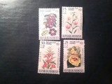 Serie Indonezia 1966 - Flora - din Parcuri Nationale , 4 valori