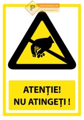 Indicator galben nu atinge foto