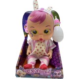 Bebelus replica mare Baby Cry roz