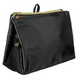 Portfard Negru cu 3 Compartimente, 23x10x17cm, CMCLASS