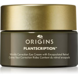 Origins Plantscription&trade; Wrinkle Correction Eye Cream With Encapsulated Retinol crema de ochi pentru hidratare si matifiere cu retinol 15 ml
