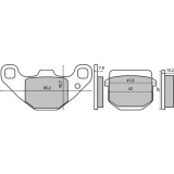 Placute frana Gilera Stalker 50cc