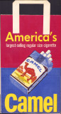 HST Pungă veche reclamă țigări Camel și Winston