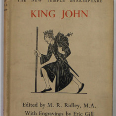 KING JOHN by WILLIAM SHAKESPEARE , with engravings by ERIC GILL , 1935