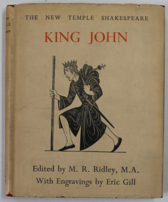 KING JOHN by WILLIAM SHAKESPEARE , with engravings by ERIC GILL , 1935 foto