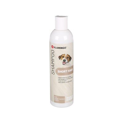 SAMPON PENTRU CAINI CU BLANA SCURTA FLAMINGO 300ML foto