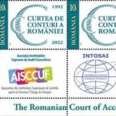 ROMANIA 2022 CURTEA DE CONTURI 2 serii cu viniete diferite LP.2385 MNH**