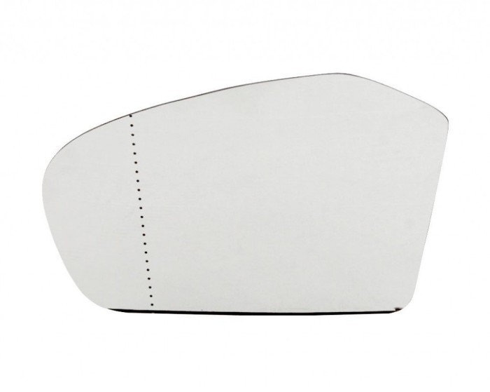 Geam oglinda Mercedes Clasa A (W169), 05.2008-05.2008, Clasa B (W245), 05.2005-2008, Stanga, Crom, Cu incalzire, Asferica, BestAutoVest 1698100376; 1