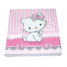 Servetele de masa pentru petrecere copii - Charmmy Kitty, 33 cm, Amscan 551728, Set 20 buc foto