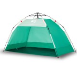 Cumpara ieftin Cort camping 2 persoane verde marin impermeabil setare rapida