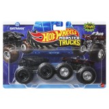 Set 2 masinute Monster Truck, Hot Wheels, Batman Vs Batman Classic Tv Series, JCC80
