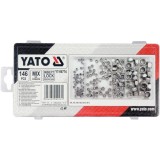 Yato YT-06774 - Set piulite autoblocante M4-M12 146 bucati