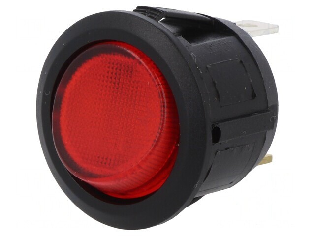 Comutator Basculant ON-OFF 20A/14VDC cu LED Roșu