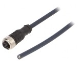 Cablu de conectare M12 5 pini 10m IP69K 60VAC 4A
