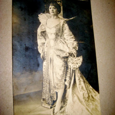 A914-Scala Jeanne D'Alma- La Belle Gabrielle anul 1906 foto carte postala veche.