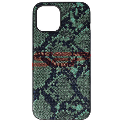 Toc TPU Leather Snake Apple iPhone 12 Pro Max Green foto
